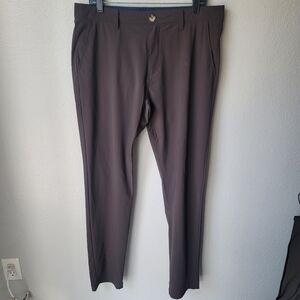Rhone Athleisure Tapered Leg Pant Size 34 In Cafe Noir